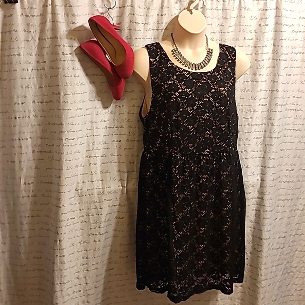 Sweet lace mini dress, NWOT, 1X